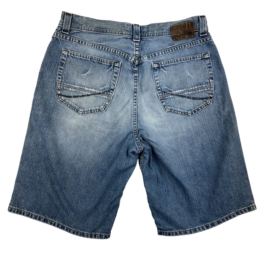 BKE‎ Jeans Mens 33 Baggy Blue Denim Distressed Y2K Medium Wash